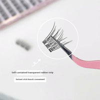 Natural Glue-free False Eyelashes With Clear Roots