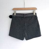 Full Diamond Stretch Jeans Women's Fashion Slim Fit Denim Shorts