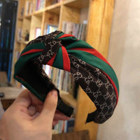 Bow tie double headband