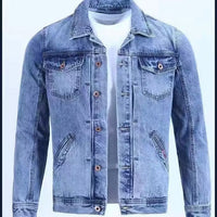 Workwear Jacket Korean Slim Fit Casual Outerwear Tops