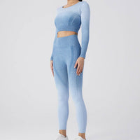 Women's Nylon Yoga Pants Set
