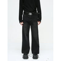 Men's American-style Retro Casual Worn Looking Washed-out Jeans