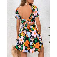 Printed Short Dress For Women