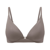 Women's Underwear Thin Small Breast Push Up Women's Front Buckle Backless Bra