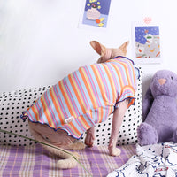 Hairless Cat Pet High-Elastic Pure Cotton Pique Short Sleeve