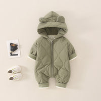 Baby Autumn And Winter Rompers Thermal Clothes