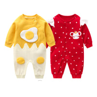 2 Pieces Of Newborn Baby Female Romper Jumpsuit