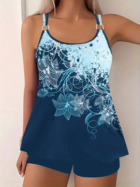 Split Swimsuit Two Piece Suit