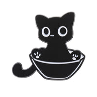 Foreign Trade New Cat-like Cute Animal Brooch Simple Minority All-match Decoration Scarf Buckle