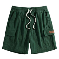 American Men's Striped Loose Casual Shorts