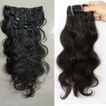 Hairpiece Clip Extensions Body Wig Clip In Human Hair Extension