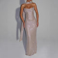 Spring Womens Long Sequin Dress