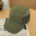 American-style Color-blocked, Quick-drying Five-panel Cap
