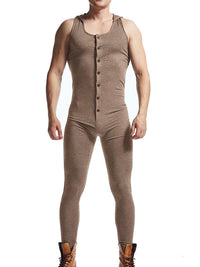 Solid Hooded Sleeveless Cardigan Bodysuit