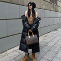 Womens Long Winter Down Jacket