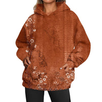 European And American Ladies Casual Style Printed Hooded Top