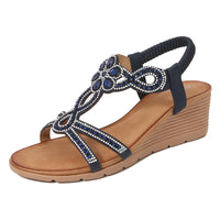 Bohemian New Fashion Rhinestone Sandals Korean Style