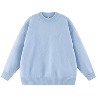 Women's Autumn And Winter Solid Color Loose Sweater