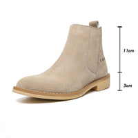Men's mid-cut British Martin leather boots
