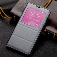Smart cover for clamshell windows for Samsung note4
