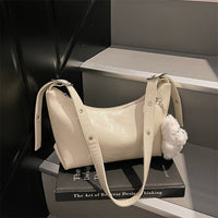 Solid-color Minimalist Elegant Underarm Single-shoulder Crossbody Bag