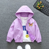 Girls' Fashionable Hoodie Easy Matching Coat