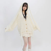 Fluffy Faux Mink Thickened Sweater Loose Top Autumn Winter