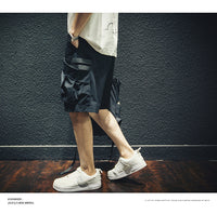 Summer Casual Overalls Pants Men's Loose Fashion Brand Weight-catcher Trendy Thin Pirate Shorts Breeches