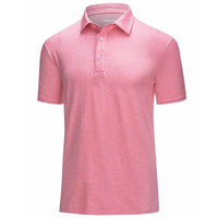Men's Comfortable Breathable Short-sleeved Lapel Polo Shirt