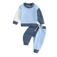 Multicolor Hoodie Long Sleeve Korean Style Leisure Suit