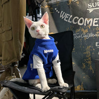 Versatile Faux Two-piece Fleece Cat Outfit