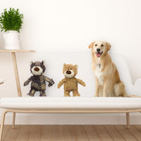 Indestructible Robust Bear, New Indestructible Squeaky Toys For Dogs, Durable Squeaky Dog Toys For Heavy Chewers, Interactive Dog Toys