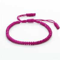 Creative Pure-thread Handmade DIY Braided Nylon Cord Bracelet