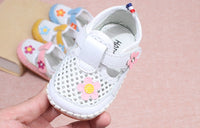 Mesh hollow baby sandals