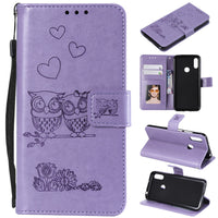 Owl embossed phone case