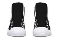 Printed Couple High-top Canvas Shoes