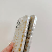 Ottwn Gold Foil Clear Phone Case For
