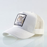 Simple Breathable Baseball Cap With Animal Embroidery
