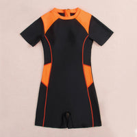 Women's Color Matching Surfing Suit Diving Suit Swimsuit