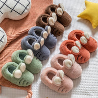 Cartoon Rabbit Boys And Girls Cotton Slippers