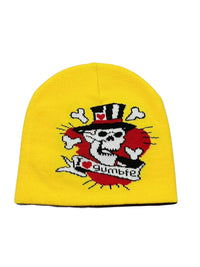 Knitted Skull Jacquard Cold-proof Warm Wool Hat