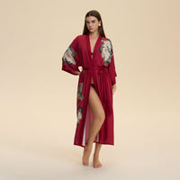 New Satin Plus Size Pajamas For Women Lightweight Loungewear Robe