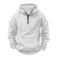 Hooded Retro Solid Color Distressed Sweater Long Sleeve Coat