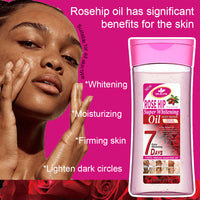 Rose Hip Body Oil Super Whitening Nature Essential Oil Skin Care Anti-aging 200ml