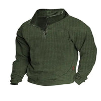 SpringAutumn European Men's Casual Stand-up Collar Long-sleeved Sweatshirt