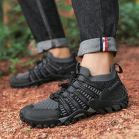 Outdoor Mountaineering Water Sports Breathable High-top Mesh Hiking Shoes