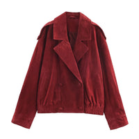 New AutumnWinter Suede Jacket For Women