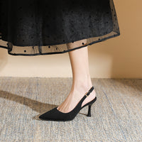 Fashionable Elegant High Heels Women's Stiletto Heel Slingback Sandals