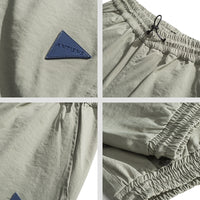 Drawstring Overalls Trendy All-match Men's Nine-point Casual Pants