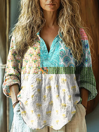 New 3D Digital Printing Ladies Loose Shirt Top